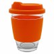 Carlo Glass Coffee Cup - Silicone Band 340ml