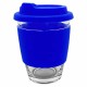 Carlo Glass Coffee Cup - Silicone Band 340ml