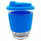 Carlo Glass Coffee Cup - Silicone Band 340ml