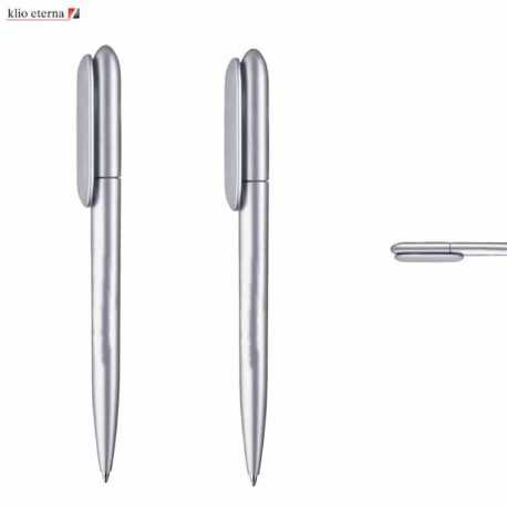 Flip Silver Plastic Pen