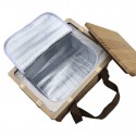 Picnic Sets - Gold Coast Wicker Picnic Cooler Basket(square)