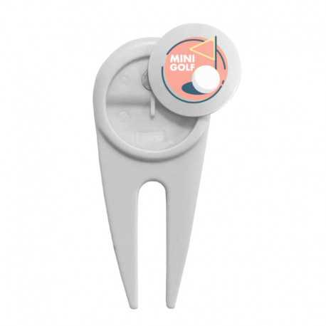 Corporate Golf Accessories - Plastic Golf Divot Repairer
