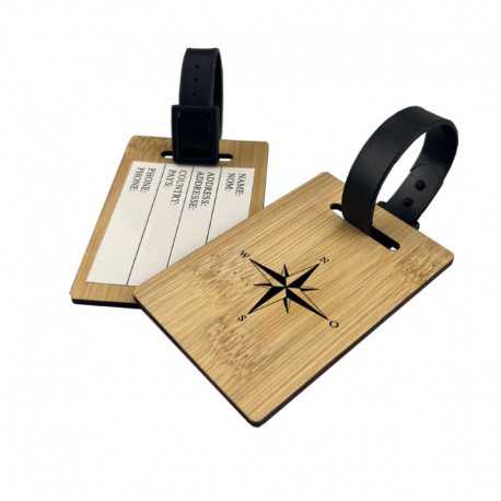 Bamboo Luggage Tag