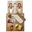 Cheese Sets - Braemar Glass Cheese Board & Knife Set