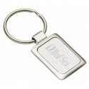 Metal Keyrings - Accent Rectangular Keychain