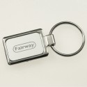 Metal Keyrings - Accent Rectangular Keychain