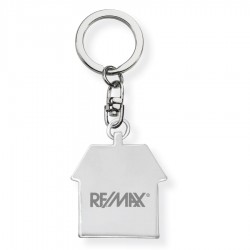 Promotional House Shaped Casa Metal Keychains - Metal Keychains