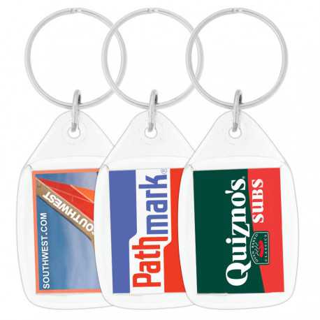 Printed Keyrings - Tear Drop Acrylic Keychain