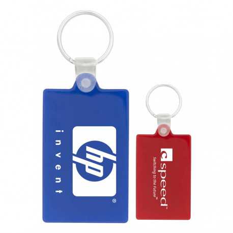 Printed Keyrings - Rectangle Keychain