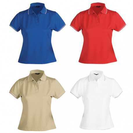 Ladies Promotional Polo Shirts - Ladies' Light Weight Cool Dry Polo