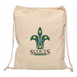 Cotton & Calico Tote Bags - Calico Drawstring Bag