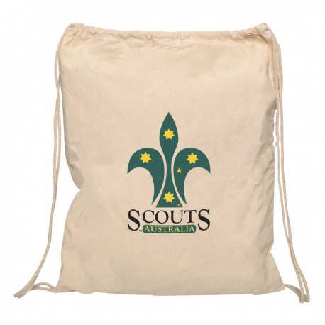 Cotton & Calico Tote Bags - Calico Drawstring Bag