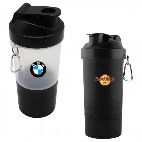 Protein Shakers - 3 in 1 400ml Shaker Cup