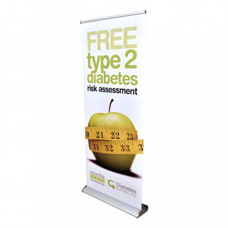 Deluxe 850mm Roll Up Banner