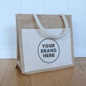Jute Conference Bags - Jim Jam Jute Tote Bag