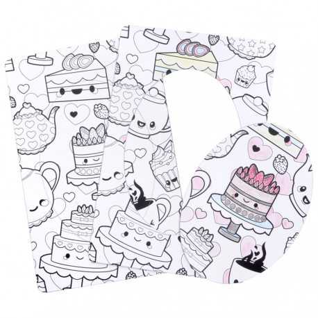 Fridge Magnets - Colour In 2 in 1 Magnetic Frame Colour Set