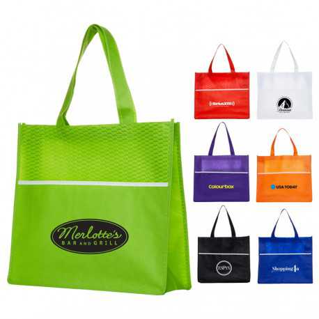 Non Woven Bags - Shopping Tote Bag with Waves