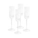 Printed Glasses - Atticus Ribbed Champagne Glasses