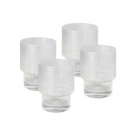 Linnea Ribbed Glass Tumbler