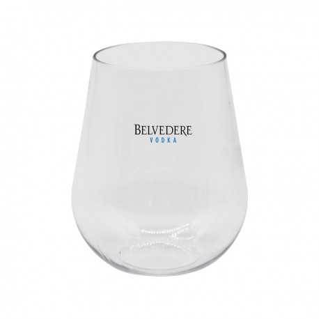 Stemless Shatterproof White Wine Glass