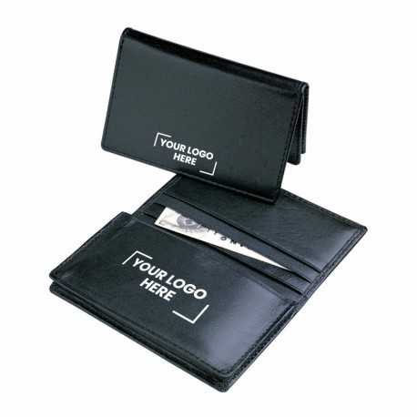 Leather Pocket Business Card Holder