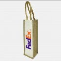 Jute Conference Bags - Jute Single Wine Bag