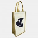 Jute Conference Bags - Jute Double Wine Bag