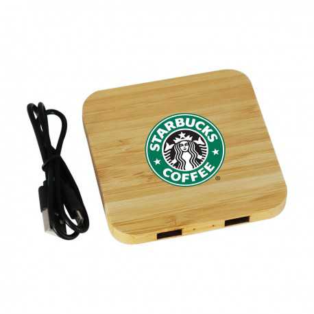 Phone & Tablet Chargers - Trafalgar Bamboo charging dock