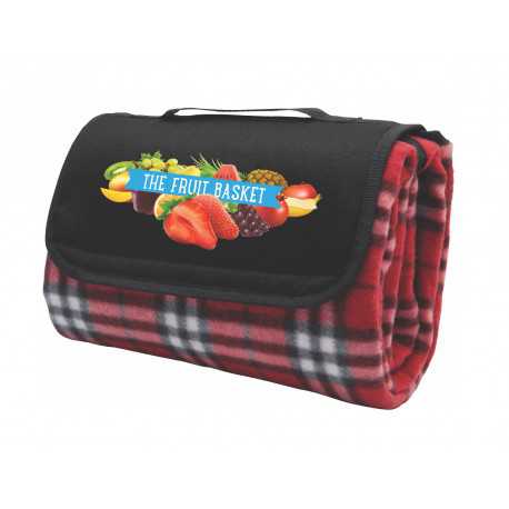 Antigua Picnic Rug, Red Check