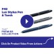 Metal Promotional Pens - Lux Stylus Metal Pen & Torch