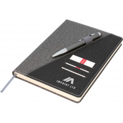 Note Pads - Ottawa A5 Notebook, Black/Grey