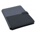 Non Leather Compendiums - Impact A4 Portfolio, Black/Charcoal