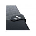 Non Leather Compendiums - Impact A4 Portfolio, Black/Charcoal