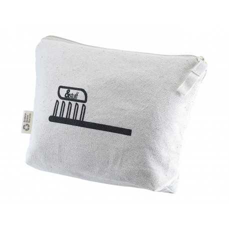 Toiletry Bags - Calico Toiletry/Makeup Bag 14.5cmx22.5cm