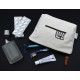Toiletry Bags - Calico Toiletry/Makeup Bag 14.5cmx22.5cm