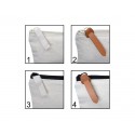 Toiletry Bags - Calico Toiletry/Makeup Bag 14.5cmx22.5cm