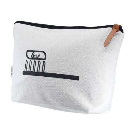 Toiletry Bags - Calico Toiletry/Makeup Bag 17x27x8.5cm