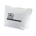 Toiletry Bags - Calico Toiletry/Makeup Bag 17x27x8.5cm