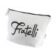 Toiletry Bags - Calico Toiletry/Makeup Bag 17x27x8.5cm