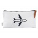 Travel & Trolley Bags - Calico Travel Pouch 12.5cm x 24.5cm