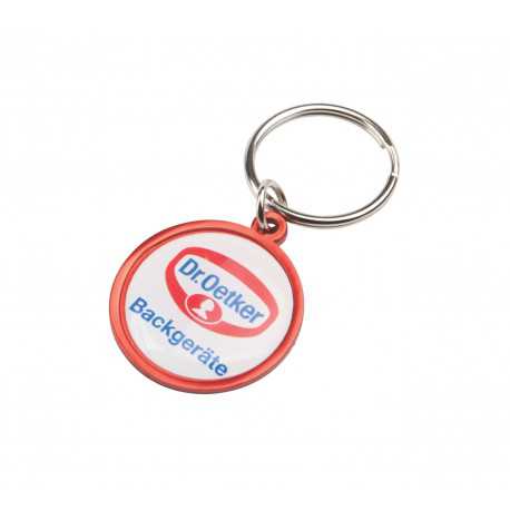 Rainbow Keyring (30mm round) - Indent