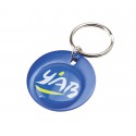 Metal Keyrings - Rainbow Keyring (37mm round) - Indent