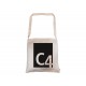 Tote & Calico Bags - Calico Long Handle Shoulder Bag 38x38cm