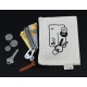 Tote & Calico Bags - Calico Card & Key Pouch 12.5cm x 17cm