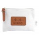 Tote & Calico Bags - Calico Earphone Pouch 8.5cm x 13cm