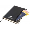 Promotional Journals & Noteboooks - Toronto A5 Notebook,Black/Dark Grey Trim