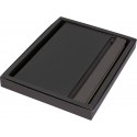 Promotional Journals & Noteboooks - Toronto A5 Notebook,Black/Dark Grey Trim
