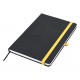 Promotional Journals & Noteboooks - Designa Deboss SoftTouch Notebook A5 Sea
