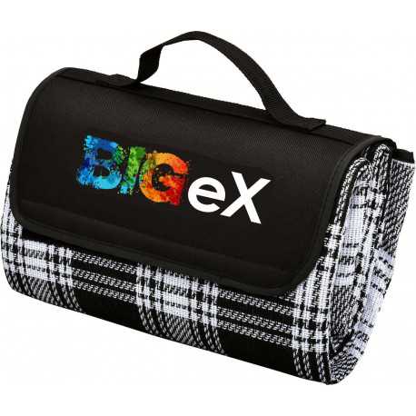 Picnic Rugs - Jenolan Picnic Rug, Black/White