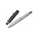 Metal Promotional Pens - Economy 3-Way Stylus Pen & Torch